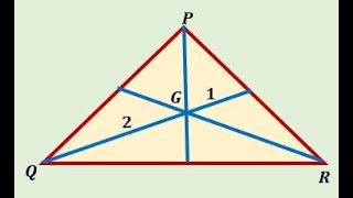 Vector Prove Sum of Medians GP ̅GQ ̅GR ̅  0 where G is the Centroid [upl. by Layman957]