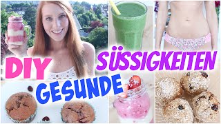 DIY 4 GESUNDE SÜßIGKEITEN für UNTERWEGS  ZUHAUSE SCHWIMMBAD TAUGLICH  BIKINI BODY OHNE DIÄT [upl. by Alat494]