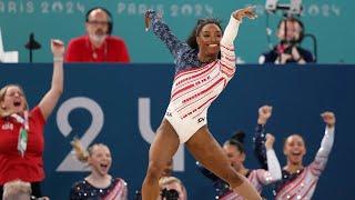 Simone Biles Stunning Comeback Reigns Supreme at Paris 2024 [upl. by Melena701]