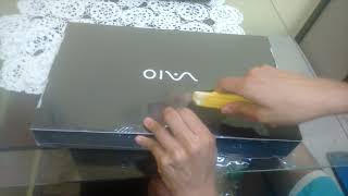 UNBOXING NOTEBOOK VAIO FE14 I3 SSD 256GB TELA FULL HD Notebook tecnologia technology [upl. by Oek]