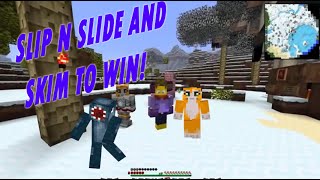 Minecraft Crazy Craft 22 iBallisticsquid 1516  Slip n Slide and Skim To Win [upl. by Borlase]