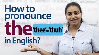 How to Pronounce quotthequot in English  English Pronunciation amp Grammar lesson [upl. by Heriberto]