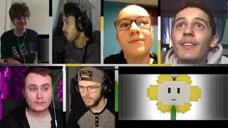 quotI Am Floweyquot  Undertale Minecraft Music Video Song by TryHardNinja REACTION MASHUP176 [upl. by Esikram]