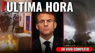 🚨 LAS NOTICIAS INCENDIOS Y PROTESTAS en RUSIA CONTRA PUTIN  MACRON ADVIERTE DE ARMAS NUCLEARES [upl. by Hak]