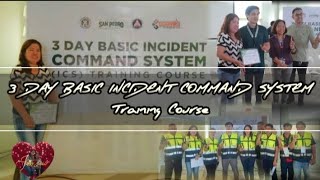 3 DAY BASIC INCIDENT COMMAND SYSTEM TRAINING COURSE trainings challenge helpingincident [upl. by Naugan560]