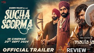 Babbu Maan  Sucha Soorma Official Trailer  New Punjabi Movie 2024  Trailer Review [upl. by Lissy]