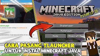 Cara Instal Minecraft Java Gratiss Menggunakan TLauncher [upl. by Mychael]