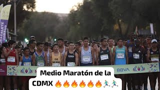 MEDIO MARATÓN CDMX 21km deporte correr [upl. by Vento]