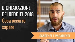 DICHIARAZIONE REDDITI 2018 730 precompilato 730 ordinario e redditi [upl. by Lorain]