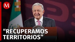 AMLO refiere que se regresaron concesiones y se ha recuperado mucho territorio [upl. by Nixon]