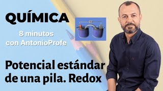 REDOX 5 Potenciales estándar de reducción de una pila Química 2º bachillerato [upl. by Leoy]