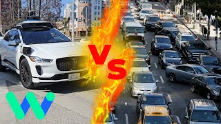 Driverless Waymo vs LA Rush Hour  Waymo Ride Along 2 [upl. by Yardna]