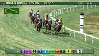 Kehoe Beach wins race five on September 8 at Kentucky Downs [upl. by Klinger]