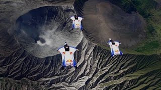 Wingsuit Flight Over an Active Volcano [upl. by Ardella459]