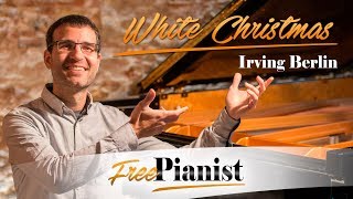 White Christmas  C Major  KARAOKE  PIANO ACCOMPANIMENT  Irving Berlin [upl. by Gisser22]