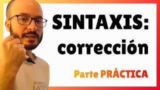 SINTAXIS ESPAÑOLA 🤔 oraciones resueltas y explicadas EntenderSintaxis [upl. by Gettings611]