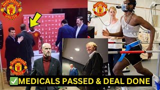 MEDICALS PASSED💯DEAL AGREED ✅ Manchester United complete surprising transfer move🤝 Fans rejoice😍 [upl. by Nielson563]