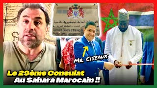 Sahara Marocain  Consulat N°29 la Gambie au camps du Maroc  Dilemme diplomatique de lAlgérie [upl. by Arraik]