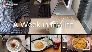 Living Alone in Bangkok corporate Girl daily life What I eat in a week Work Hard Eat Harder [upl. by Sillek403]