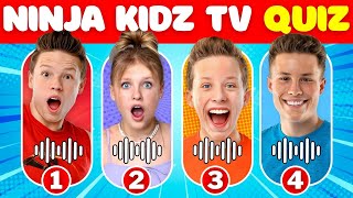 Ninja Kidz TV Quiz 3 Payton Delu Bryton Ashton Paxton [upl. by Strenta]