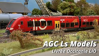 AGC LIO  Réseau « Gare de Vignols  Saint Solve »  échelle ho 187 [upl. by Nalro881]