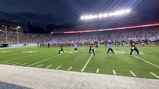 NCCU and UNC Marching Bands joint halftime performance  HBCUGameDaycom [upl. by Assital]