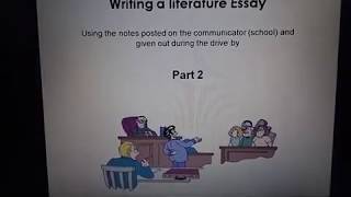 The Mark Literature Essay Part 2 [upl. by Ytteb]