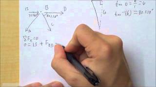 Solving a Truss Part 4 [upl. by Ninehc]