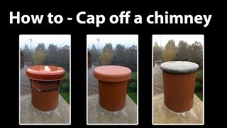 Chimney Capping  How to Cap off a Chimney and Seal [upl. by Dnalrah464]