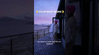 ITS OFFICIAL 😲🪄🌛  Polar Night begins svalbard [upl. by Nelad851]