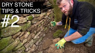 Dry Stone Walling  Retaining Wall Repair 2 [upl. by Neron171]