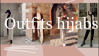 New styles hijab 2024  outfits hijabs 2024  lookbook winter fashion hijab [upl. by Jet560]