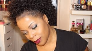 How to camouflage thin or thinning Hairlineand my faux fro [upl. by Suoivatnod138]