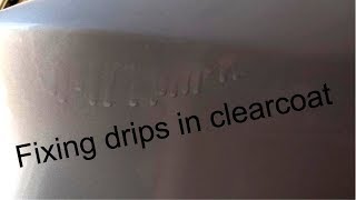 How to repair clear coat drips [upl. by Giffer]