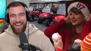 Travis Kelce Reveals LAVISH Chiefs Gift After Spending Christmas With Taylor Swift [upl. by Ruhtracam]