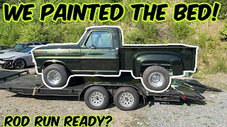 We painted the 1969 F100 bed  CRAZY RESULTS [upl. by Yacano]