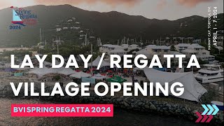 Lay Day Festivities  Nanny Cay  BVI Spring Regatta amp Sailing Festival 2024 [upl. by Amihc]