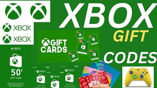 How To Get Free Xbox Gift Card Codes 2024 Unused List  Free Xbox Gift Card Redeem Codes 2024 [upl. by Gisella]