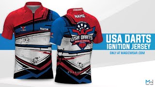 USA Darts Ignition Jersey  Ready Design [upl. by Yeruoc]