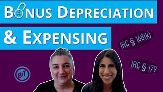 Bonus Depreciation amp Expensing [upl. by Eneirda473]