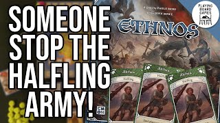 These halflings are taking over the continent ETHNOS Board Game Gameplay [upl. by Gearalt625]