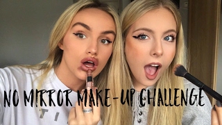 NO MIRROR MAKEUP CHALLENGE  SYD AND ELL [upl. by Bren]