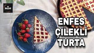 ENFES ÇİLEKLİ TURTA 🍓FRESH STRAWBERRY TART 👌 KOLAY NEFİS TARİFİ NASIL YAPILIR 🤤EASY RECIPE [upl. by Jarvey451]