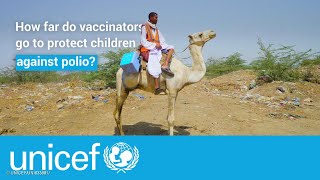 Health worker treks up to 72 hours to vaccinate children  UNICEF [upl. by Neveda726]