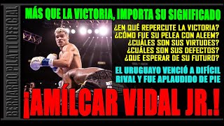 Amílcar Vidal Jr gana pelea complicada se abre camino y le abre camino al boxeo uruguayo [upl. by Lustick]