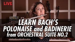 Just Practicing with Amelie  JS Bach Polonaise and Badinerie from Suite in B Minor No2 [upl. by Handel]