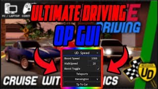 Roblox 😋Ultimate Driving Westover Islands OP GUI SCRIPT😋 [upl. by Ttenrag867]