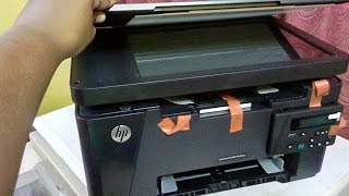 HP LaserJet M126nw Wifi MFP Printer Unboxing Hands on amp Review [upl. by Harbird]