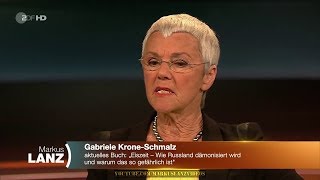 Gabriele KroneSchmalz Wer profitiert von der Aufregung Markus Lanz 13032018  Bananenrepublik [upl. by Aromas]