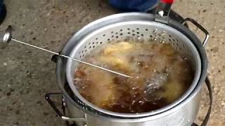 Frying Fish Southern Style Fish Fry Croaker Tilapia and Red Gulf Snapper [upl. by Varney]